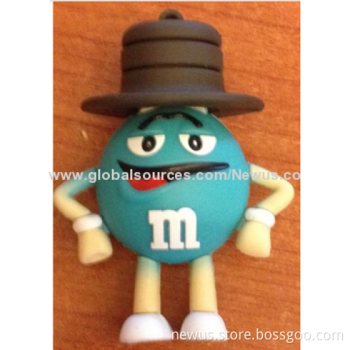 M & M Cartoon USB Flash Drives Pen Drives, 2GB-32GB 2.0/3.0